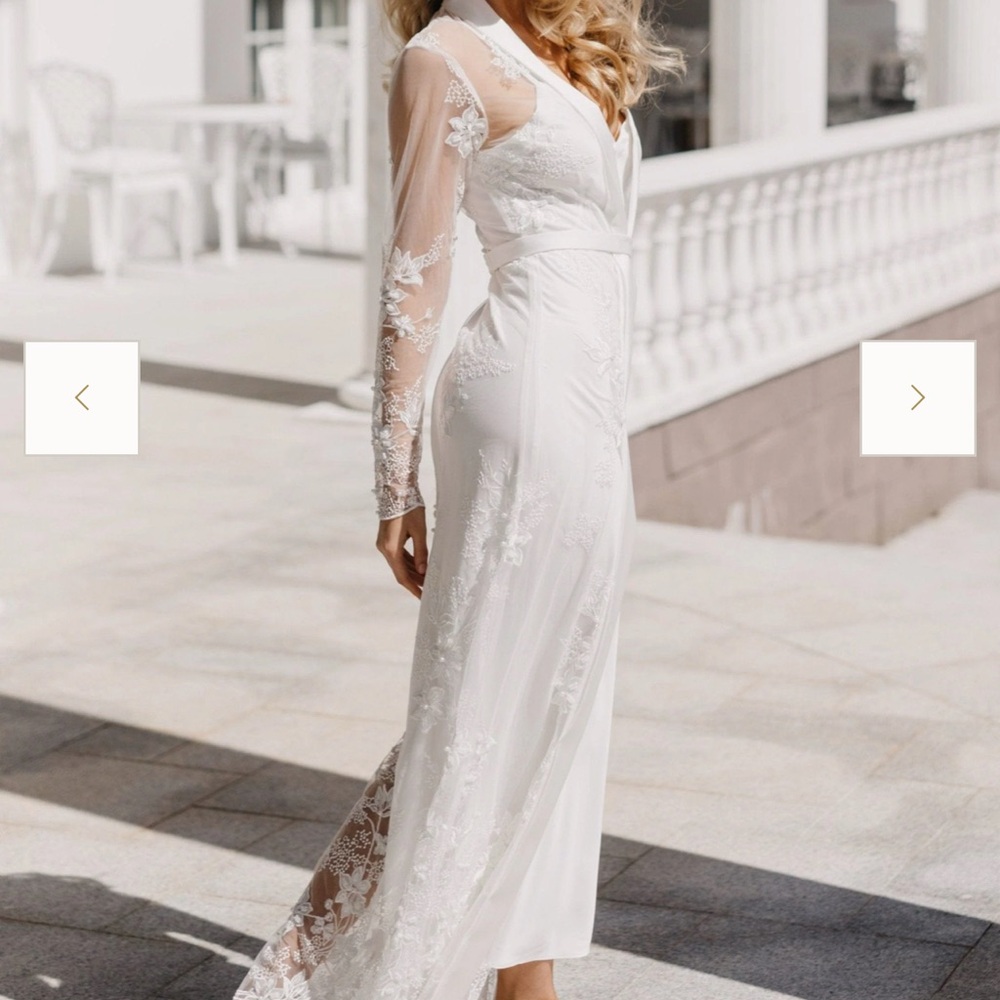 Le Rosé Monique Pearl Beaded Maxi